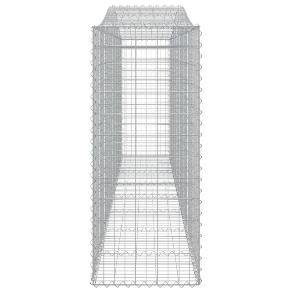 Set Coșuri Gabion Arcuite | Barieră Decorativă Grădină