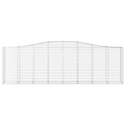 Coșuri Gabion Arcuite Fier Galvanizat - Barieră Grădină