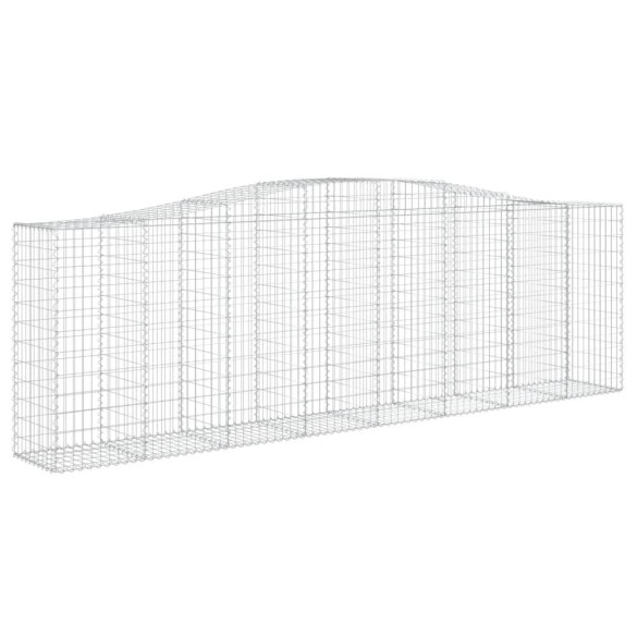Coșuri Gabion Arcuite 10 buc - Barieră Decorativă Grădină
