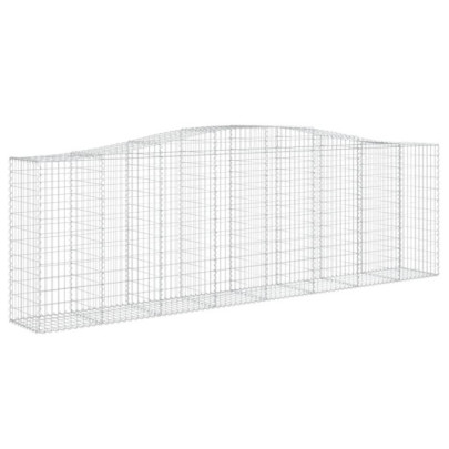 Coșuri Gabion Arcuite 10 buc - Barieră Decorativă Grădină