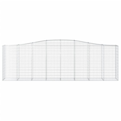 Coșuri Gabion Arcuite Fier Galvanizat - Barieră Grădină