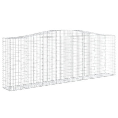 Coșuri Gabion Arcuite 9 buc - Fier Galvanizat | Livrare Gratuită