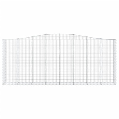 Coșuri Gabion Arcuite | Barieră Decorativă Grădină | Fier Galvanizat