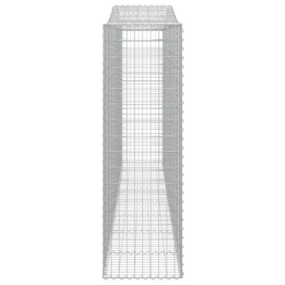 Coșuri Gabion Arcuite | Barieră Decorativă Grădină | Fier Galvanizat