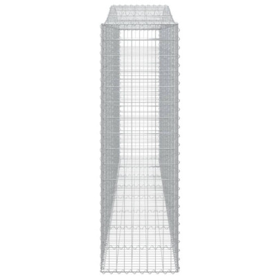 Coșuri Gabion Arcuite 8 buc | Fier Galvanizat | Livrare Gratuită