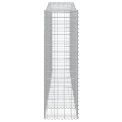 Coșuri Gabion Arcuit 10 bucăți - Fier Galvanizat | Livrare Gratuită