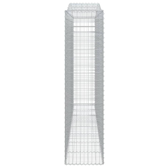 Coșuri Gabion Arcuite - 3 Bucăți | Fier Galvanizat Rezistent