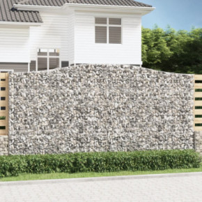 Coșuri Gabion Arcuite - 5 bucăți - Fier Galvanizat