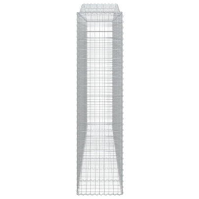 Coșuri Gabion Arcuite - 5 bucăți - Fier Galvanizat