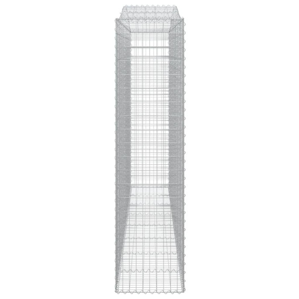 Coșuri Gabion Arcuite - 7 bucăți | Fier Galvanizat | Livrare Gratuită