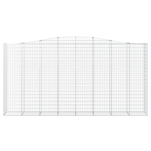 Coșuri Gabion Arcuite - 10 bucăți - Fier Galvanizat