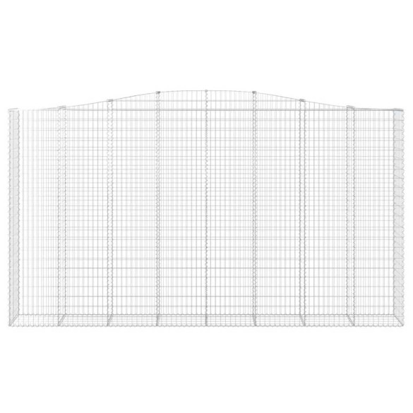 Coșuri Gabion Arcuite | 6 buc | Fier Galvanizat | Livrare Gratuită