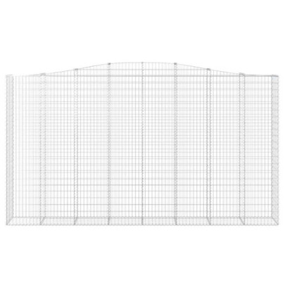 Coșuri Gabion Arcuite | 6 buc | Fier Galvanizat | Livrare Gratuită