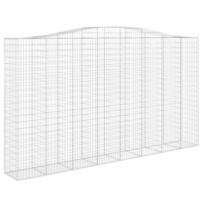 Coșuri Gabion Arcuite - 8 buc - Fier Galvanizat - Livrare Gratuită