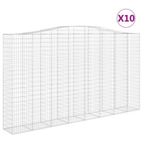 Coșuri Gabion Arcuite 400x50x220/240cm - Fier Galvanizat 2