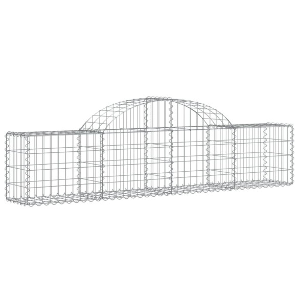Coșuri Gabion Arcuite Fier Galvanizat | Barieră Decorativă