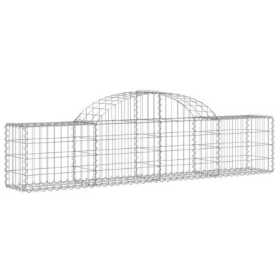 Coșuri Gabion Arcuite 15 buc - Fier Galvanizat | Livrare Gratuită