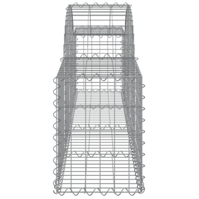 Coșuri Gabion Arcuite 18 buc - Fier Galvanizat | Livrare Gratuită