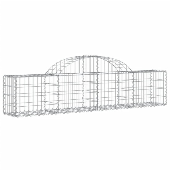 Coșuri Gabion Arcuite 20 buc - Fier Galvanizat Rezistent