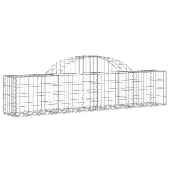 Coșuri Gabion Arcuite Fier Galvanizat - Barieră Grădină
