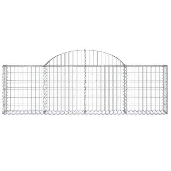 Coșuri Gabion Arcuite Fier Galvanizat - Decor Grădină