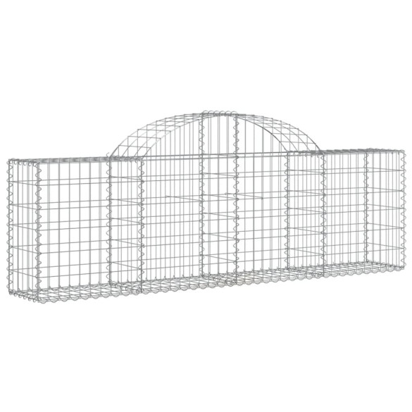 Coșuri Gabion Arcuite 5 buc - Fier Galvanizat Rezistent