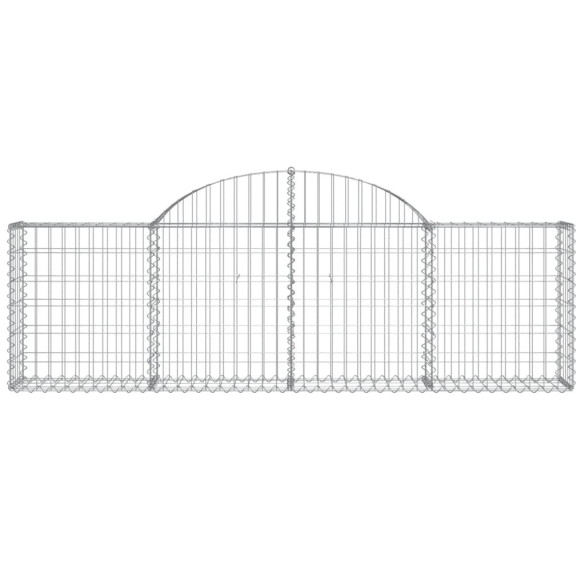 Coșuri Gabion Arcuite 6 buc - Fier Galvanizat | Livrare Gratuită