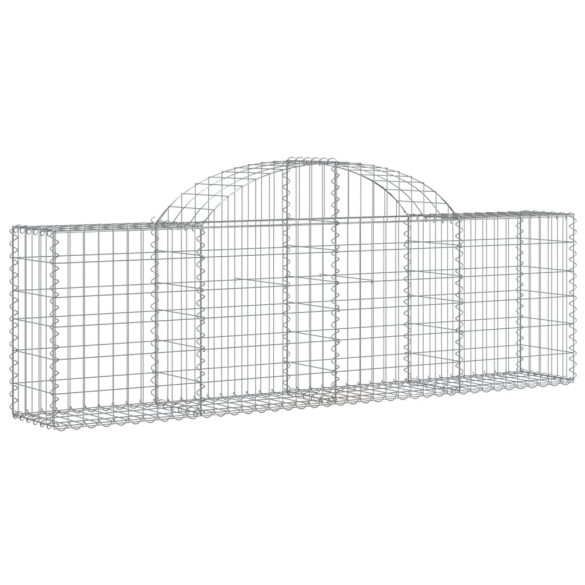 Coșuri Gabion Arcuite | Barieră Decorativă Grădină | Fier Galvanizat