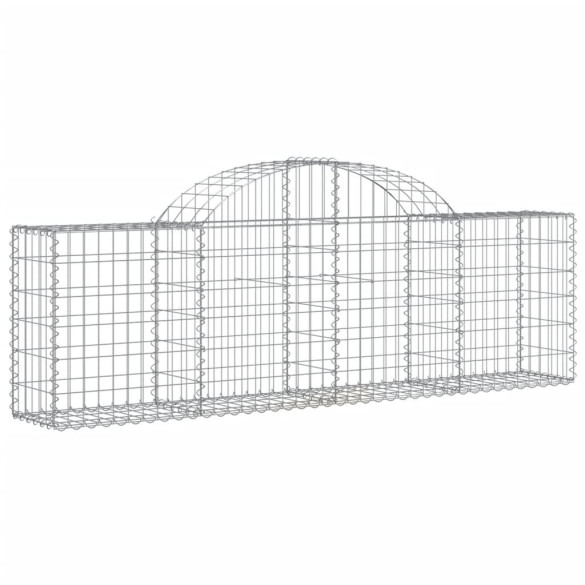 Coșuri Gabion Arcuite 11 buc - Fier Galvanizat Rezistent