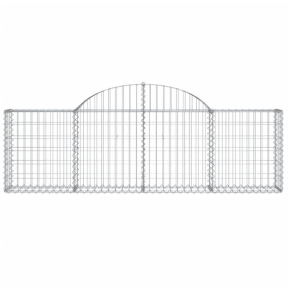 Coșuri Gabion Arcuite 20 buc - Fier Galvanizat | Livrare Gratuită