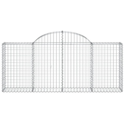 Coșuri Gabion Arcuite 10 buc - Fier Galvanizat | Livrare Gratuită