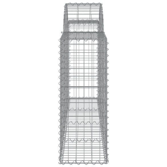 Coșuri Gabion Arcuite 10 buc - Fier Galvanizat | Livrare Gratuită