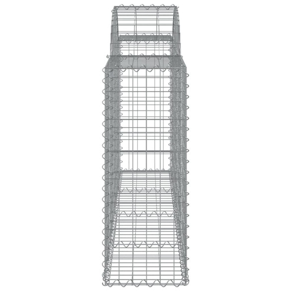 Coșuri Gabion Arcuite 12 buc - Fier Galvanizat - Livrare Gratuită