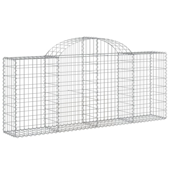 Coșuri Gabion Arcuite Fier Galvanizat - Barieră Decorativă