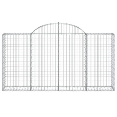 Coșuri Gabion Arcuite 200x30x100/120 cm - Fier Galvanizat