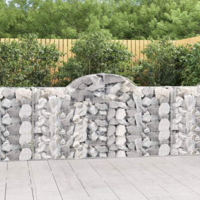 Coșuri Gabion Arcuite Fier Galvanizat | Garduri Durabile