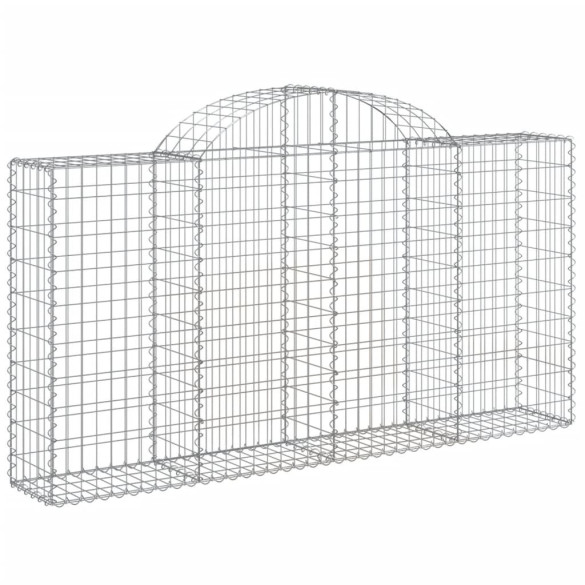 Coșuri Gabion Arcuite 25 buc - Fier Galvanizat | Livrare Gratuită