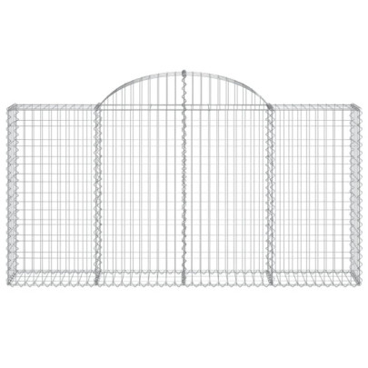 Coșuri Gabion Arcuite 25 buc - Fier Galvanizat | Livrare Gratuită