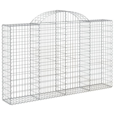 Coșuri Gabion Arcuite 5 buc - Fier Galvanizat | Livrare Gratuită