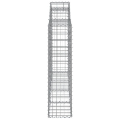 Coșuri Gabion Arcuite 5 buc - Fier Galvanizat | Livrare Gratuită