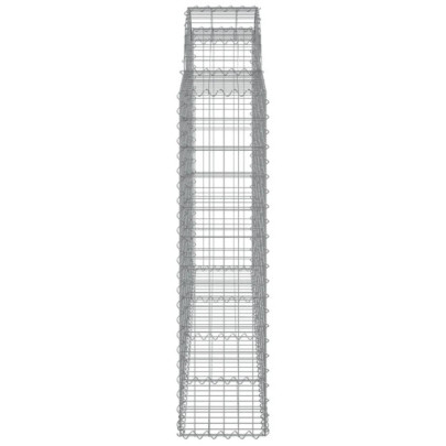 Coșuri Gabion Arcuite 6 buc - Fier Galvanizat | Livrare Gratuită