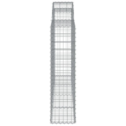 Coșuri Gabion Arcuite Fier Galvanizat - Barieră Grădină