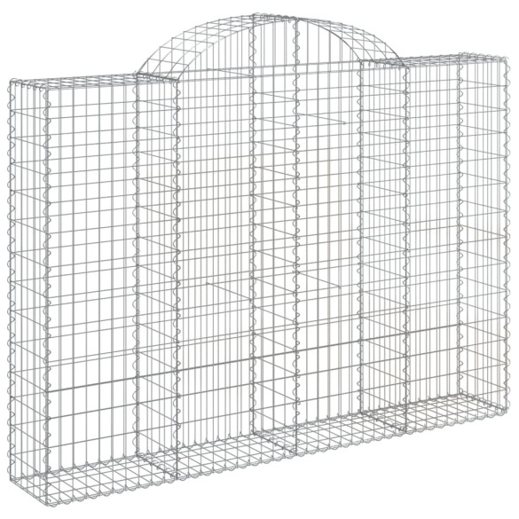 Coșuri Gabion Arcuite 6 buc - Fier Galvanizat | Livrare Gratuită