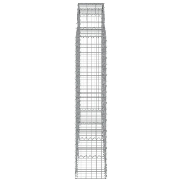 Coșuri Gabion Arcuite 20 buc - Fier Galvanizat | Livrare Gratuită