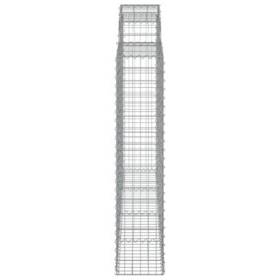 Coșuri Gabion Arcuite 20 buc - Fier Galvanizat | Livrare Gratuită