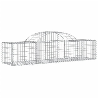 Coșuri Gabion Arcuite 5 buc - Fier Galvanizat | Livrare Gratuită