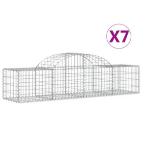 Coșuri Gabion Arcuite 7 buc - Fier Galvanizat | Livrare Gratuită 2