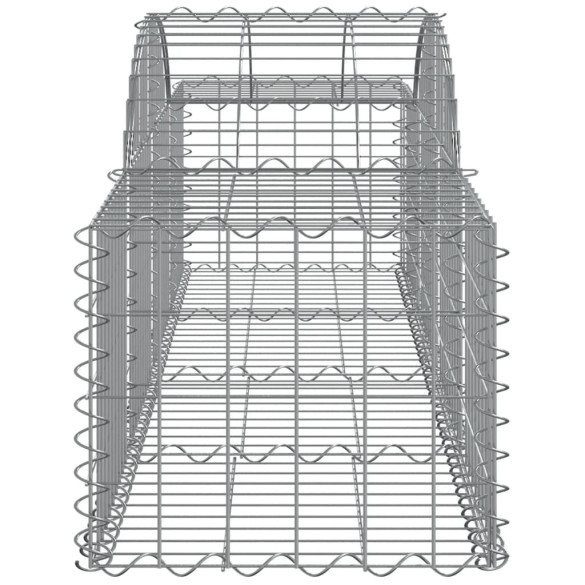 Coșuri Gabion Arcuite 12 buc - Fier Galvanizat | Livrare Gratuită