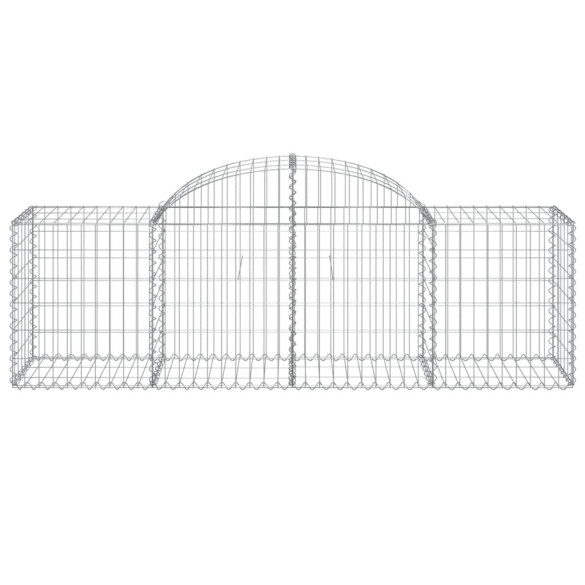 Coșuri Gabion Arcuite Fier Galvanizat | Barieră Decorativă Grădină