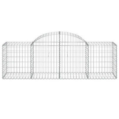Coșuri Gabion Arcuite 10 buc - Fier Galvanizat | Livrare Gratuită